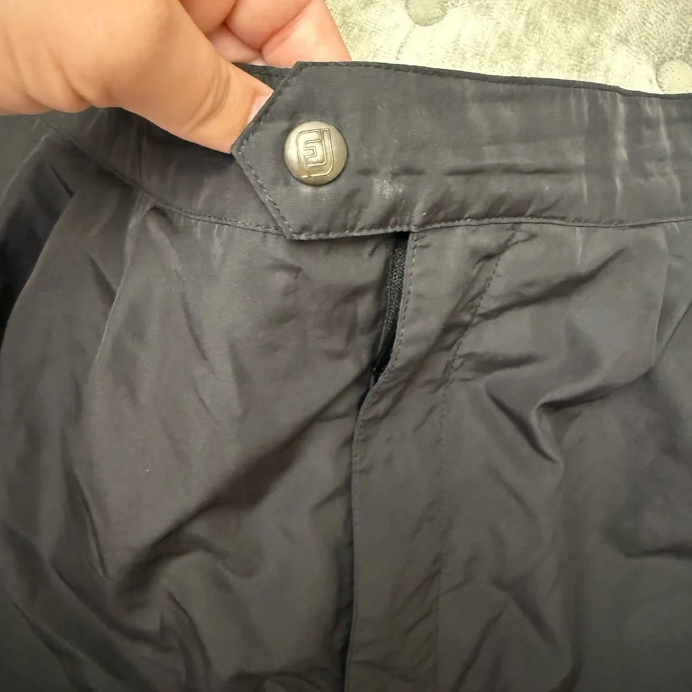 FOOTJOY DRYJOYS men’s black golf shorts size Large